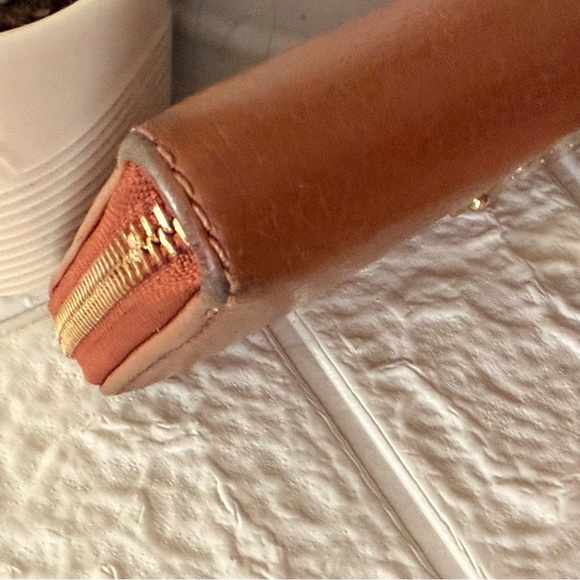 Michael Kors Tan Leather Clutch - Picture 9 of 12